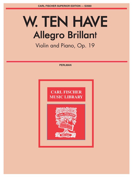 Ten Have - Allegro Brillant, Op. 19 - Violin and Piano