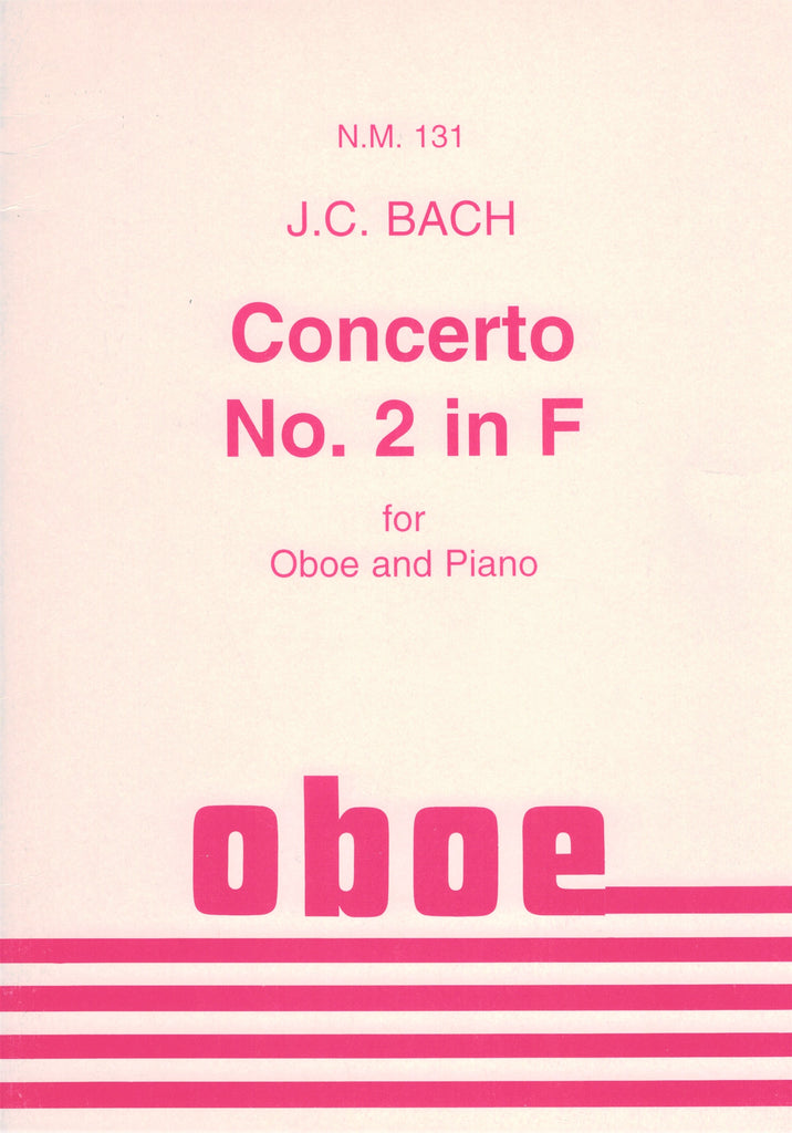 Bach, J.C., ed. Voxman - Concerto No. 2 in F - Oboe and Piano
