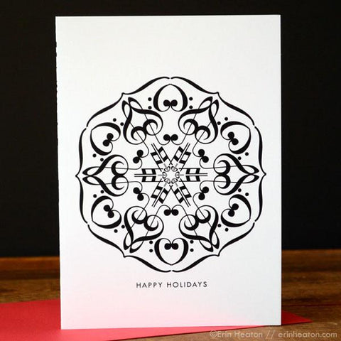 Snowflake #2 Christmas Card