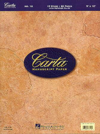 No. 12 Carta Standard Paper - Manuscript Paper