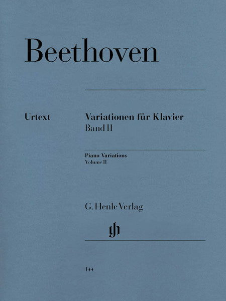 Beethoven, ed. Schmidt-Gorg – Piano Variations, Vol. II – Piano
