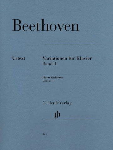 Beethoven, ed. Schmidt-Gorg – Piano Variations, Vol. II – Piano