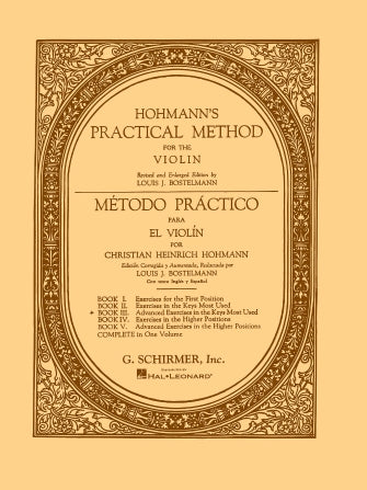 Hohmann - Practical Method for the Violin, Book 3