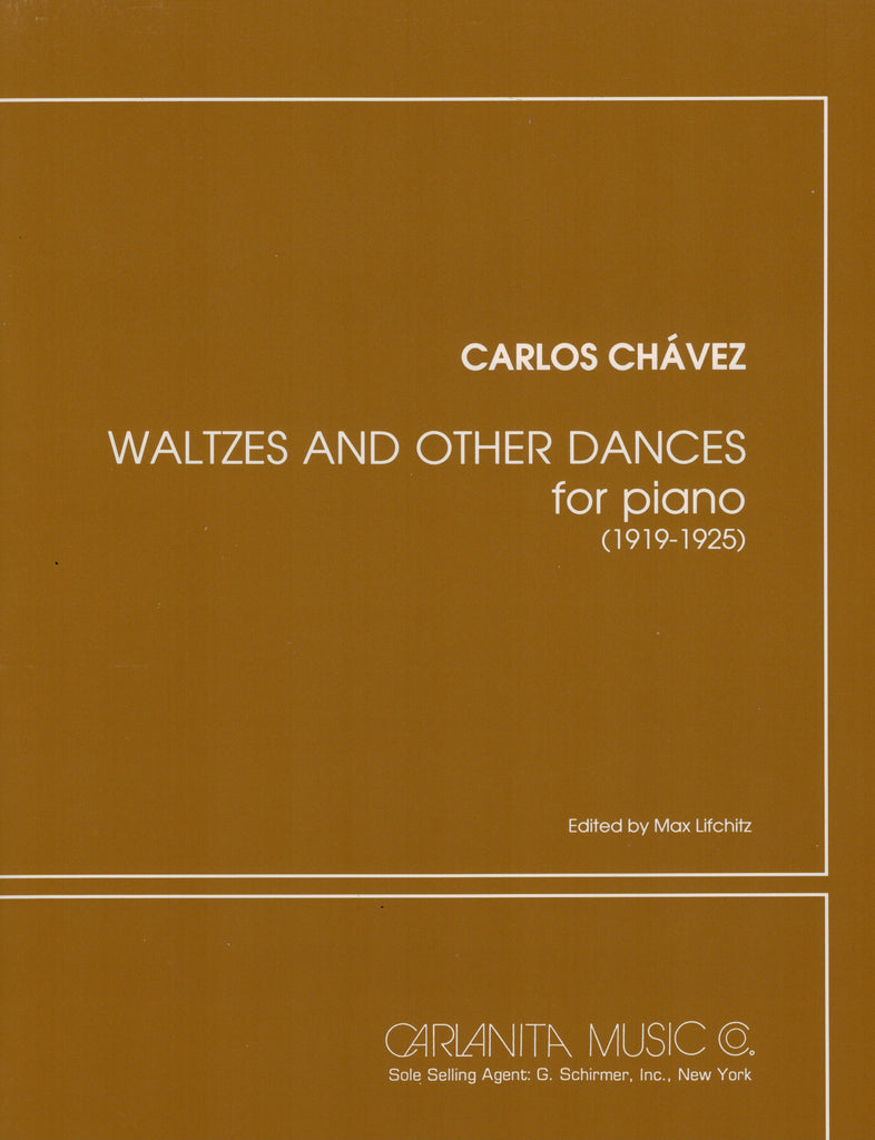 Chavez, ed. Lifchitz – Waltzes and Dances – Piano