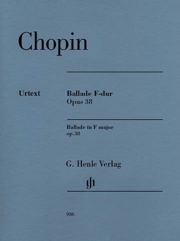 Chopin - Ballade in F Major, Op. 38 - Piano