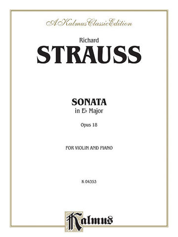 Strauss, R. - Sonata in E-flat Major, Op. 18 - Violin and Piano