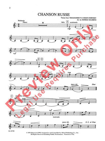 Lamb, ed. – Classic Festival Solos, Vol. 1 – Bass Clarinet