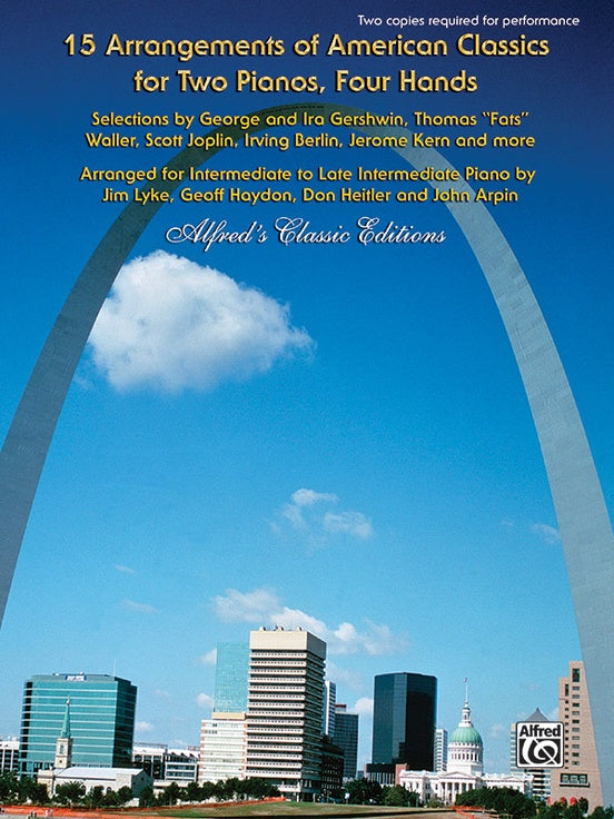 Various - 15 Arrangements of American Classics - 2 Pianos, 4 Hands