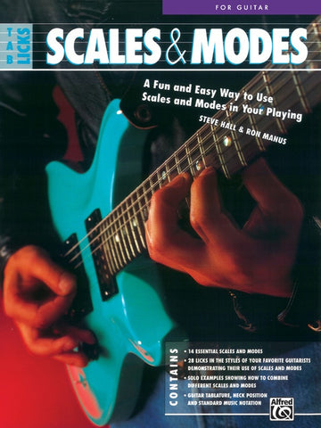 Hall and Manus - TAB Licks: Scales and Modes for Guitar - Guitar Method