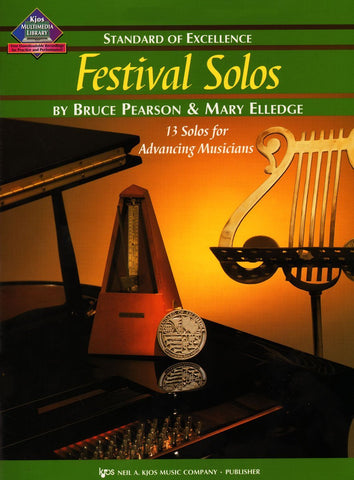 Standard of Excellence: Festival Solos, Book 3 (w/CD) - Trumpet