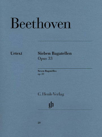 Beethoven – Seven Bagatelles, Op. 33 – Piano