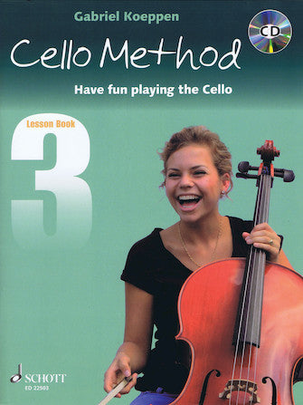 Koeppen - Lesson Book 3 (w/CD) - Cello Method