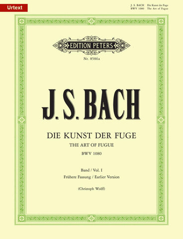 Bach, ed. Wolff – The Art of Fugue, BWV 1080 (Earlier Version) – Piano