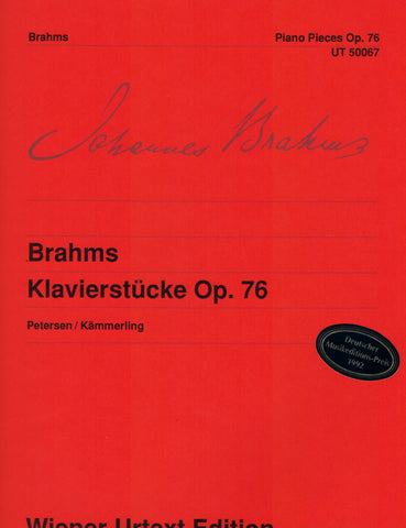 Brahms, ed. Peterson – Piano Pieces, Op. 76 – Piano