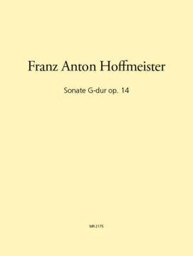 Hoffmeister - Sonata in G, Op. 14 - Flute and Piano