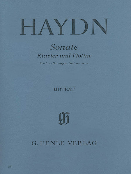 Haydn, eds. Becker-Glauch, Demus, and Guntner - Sonata in G Major, Hob.XV:32 - Violin and Piano