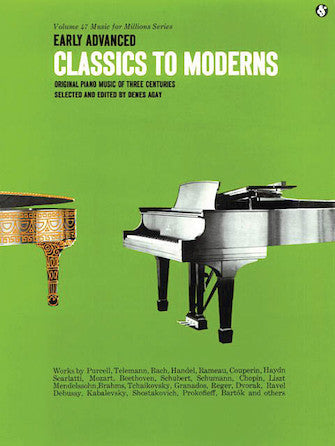Agay, ed. - Music for Millions: Early Advanced Classics to Moderns - Piano Anthology