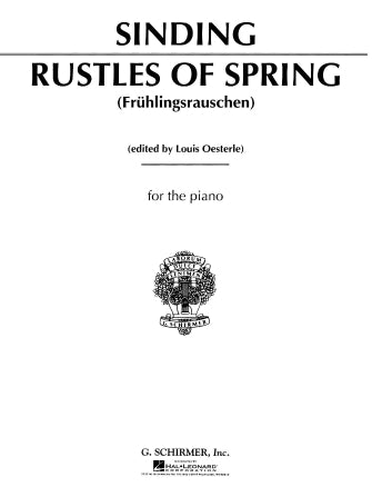 Sinding, ed. Oesterle – Rustles of Spring, Op. 32/3 – Piano