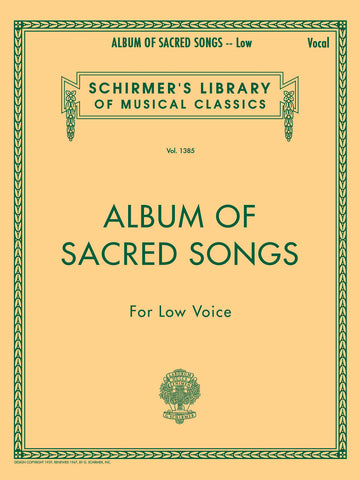 Various - Album of Sacred Songs - Low Voice