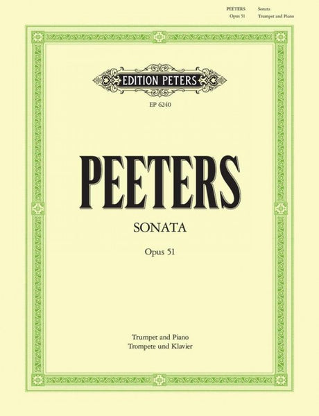 Peeters - Sonata, Op. 51 -Trumpet and Piano