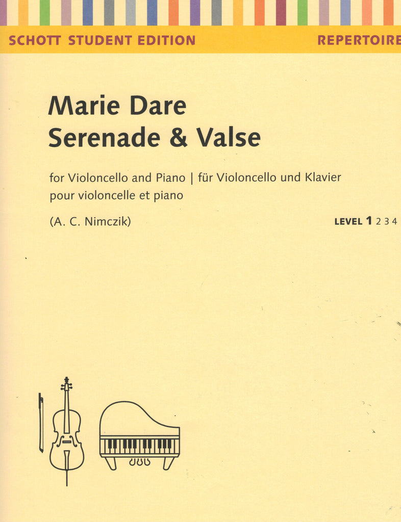 Dare - Serenade and Valse - Cello and Piano