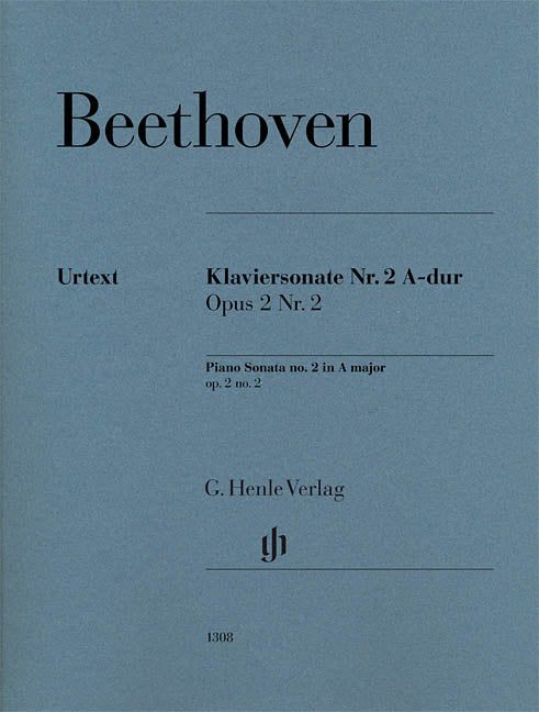 Beethoven, ed. Wallner – Piano Sonata No. 2 in A Major, Op. 2/2 – Piano