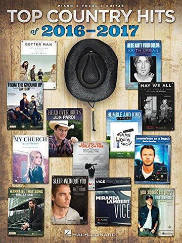 Various – Top Country Hits of 2016-2017 – Piano, Vocal, Guitar