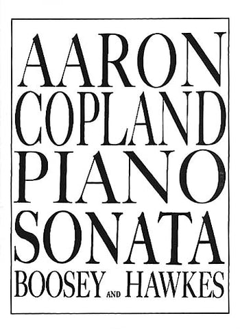 Copland – Piano Sonata – Piano