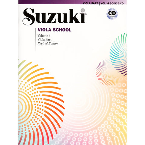 Suzuki Viola School, Vol. 4 (w/CD) - Viola Method