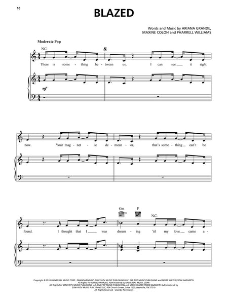 Grande – Sweetener – Piano, Vocal, Guitar