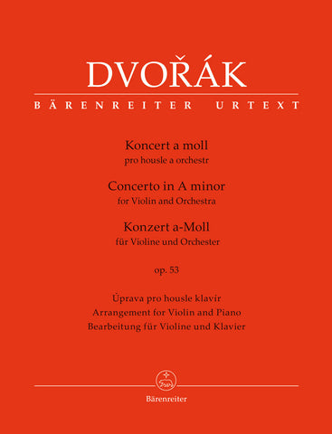 Dvorak - Concerto in A Minor, Op. 53 - Violin and Piano