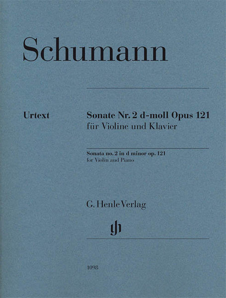 Schumann - Sonata No. 2 in D Minor, Op. 121 - Violin and Piano