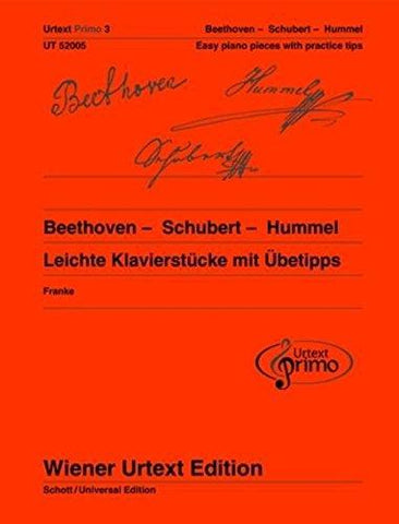 Beethoven, Schubert, and Hummel - Easy Piano Pieces with Practice Tips, Vol. 3 - Piano Solo