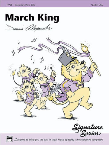 Alexander - March King - Easy Piano Single Sheet