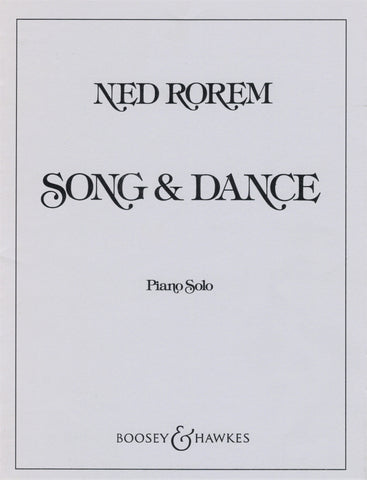 Rorem – Song and Dance – Piano