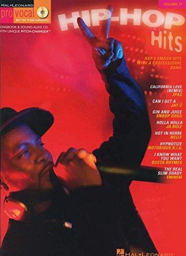 Hal Leonard's Pro Vocal Men, Vol. 31: Hip-Hop Hits (w/CD) - Male Voice and Piano