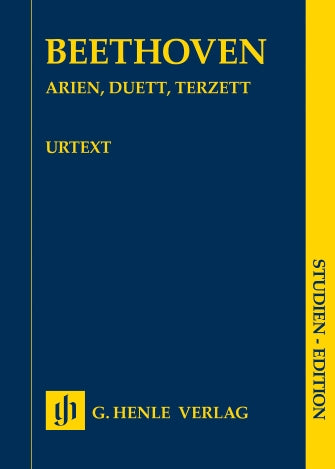Beethoven - Arias, Duet, Trio - Study Score