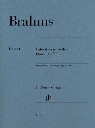 Brahms, ed. Eich - Intermezzo in A major op. 118 no. 2 - Piano