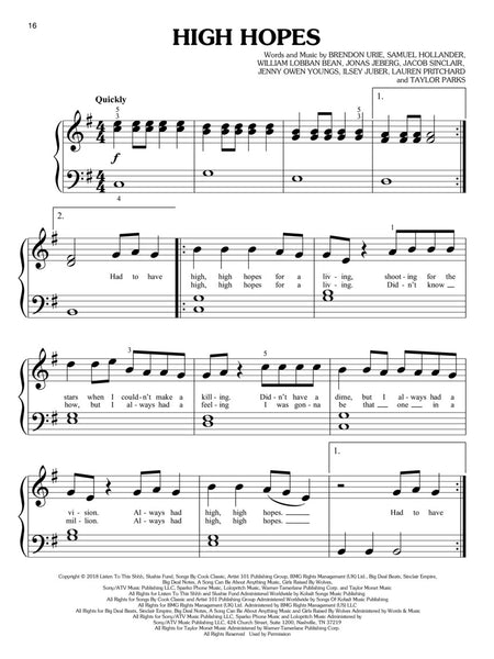 Various - Chart Hits of 2018-2019: 15 Hot Singles - Big-Note Piano
