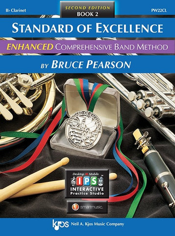 Pearson – Standard Of Excellence: Bb Clarinet, Book 2 (w/CD) – Clarinet Method