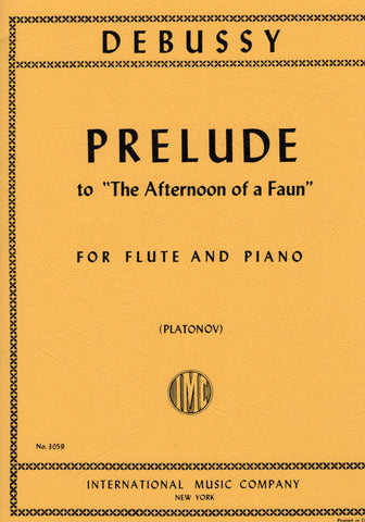 Debussy, ed. Platonov - Prelude to  "The Afternoon of a Faun" - Flute and Piano