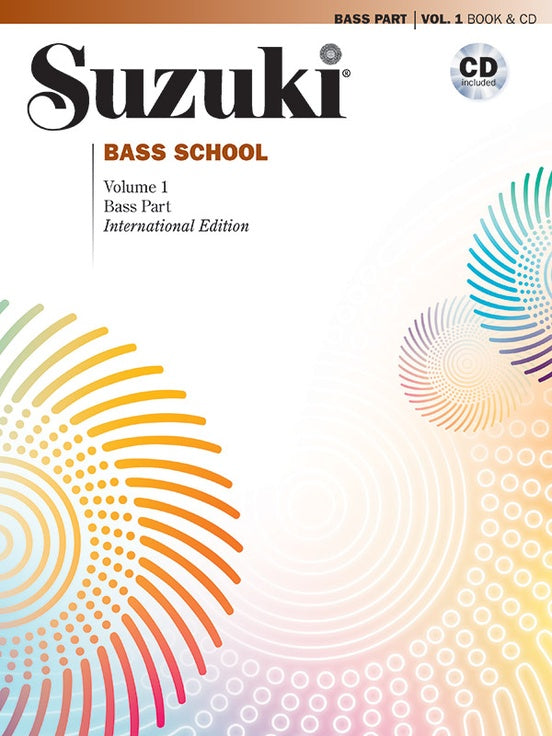 Suzuki Bass School, Vol. 1 (International) (w/CD) – Bass Method
