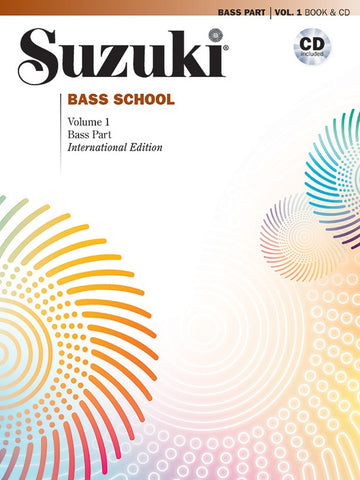 Suzuki Bass School, Vol. 1 (International) (w/CD) – Bass Method