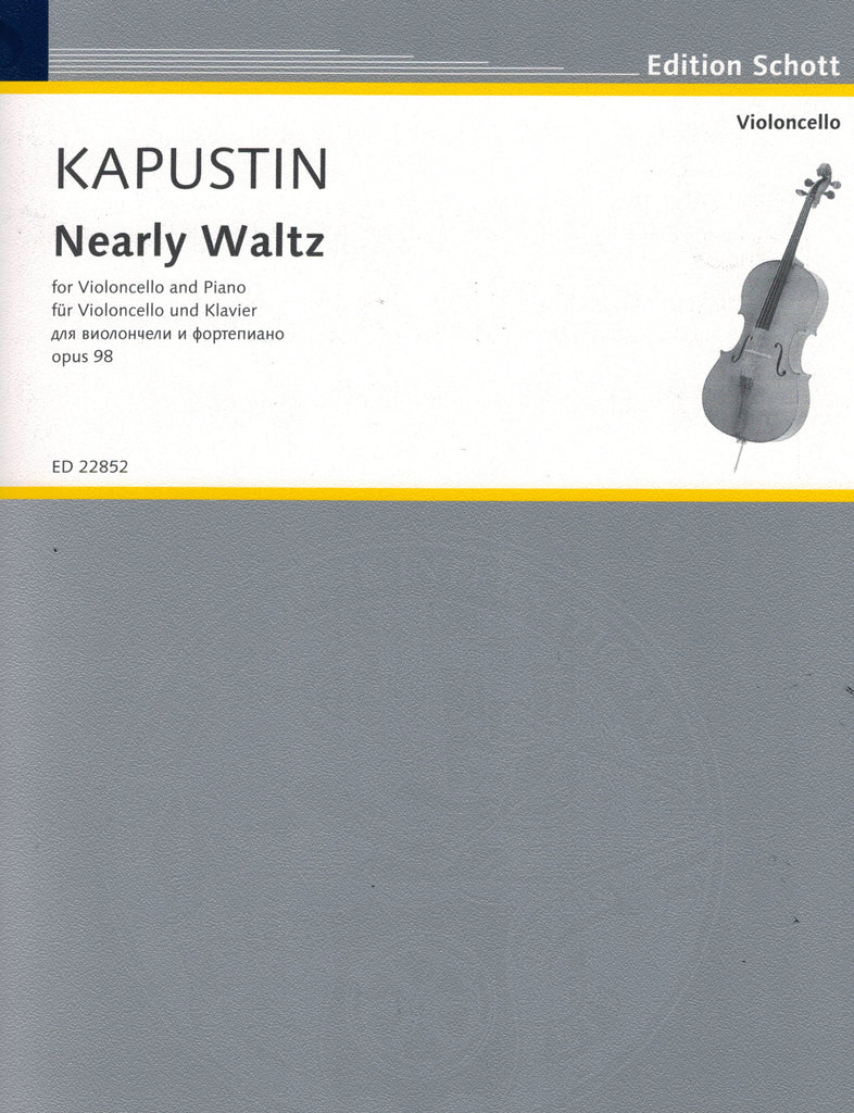 Kapustin - Nearly Waltz, Op. 98 - Cello and Piano