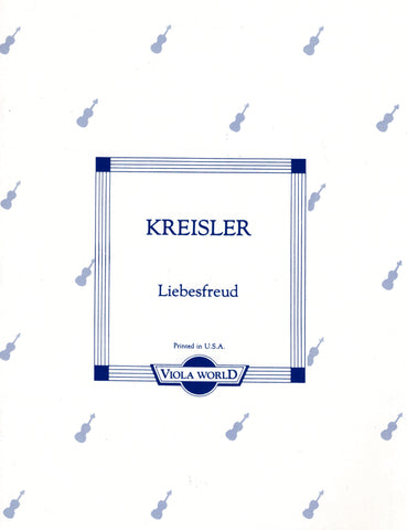 Kreisler, tr. Arnold - Libesfreud - Viola and Piano