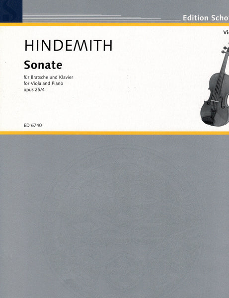 Hindemith - Sonata, Op. 25/4 - Viola and Piano