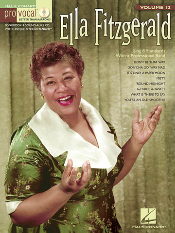 Fitzgerald – Hal Leonard's Pro Vocal Women, Vol. 12: Ella Fitzgerald (w/CD) – Voice