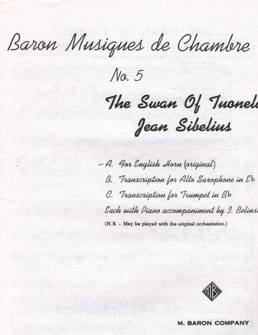 Sibelius - The Swan of Tuonela - English Horn and Piano