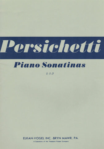 Persichetti – Sonatinas, Book I – Piano