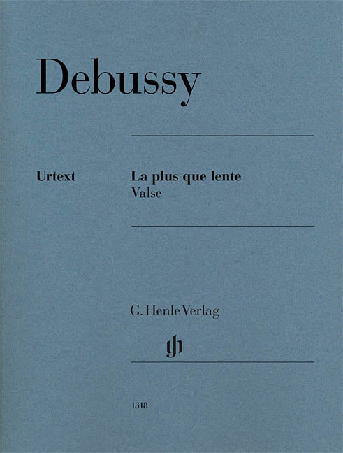 Debussy, ed. Heinemann – La Plus Que Lente Valse – Piano